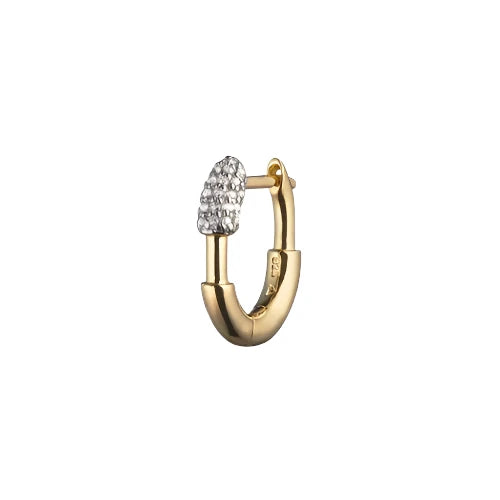 Cercel Staple Pavé