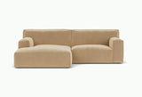 Canapea Clay Corner cu Longchair Mic - Stânga