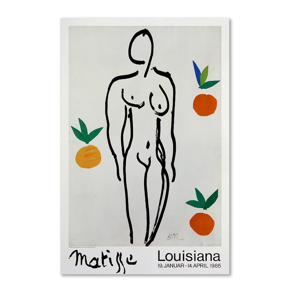 Henri Matisse - Model and Oranges (1953)