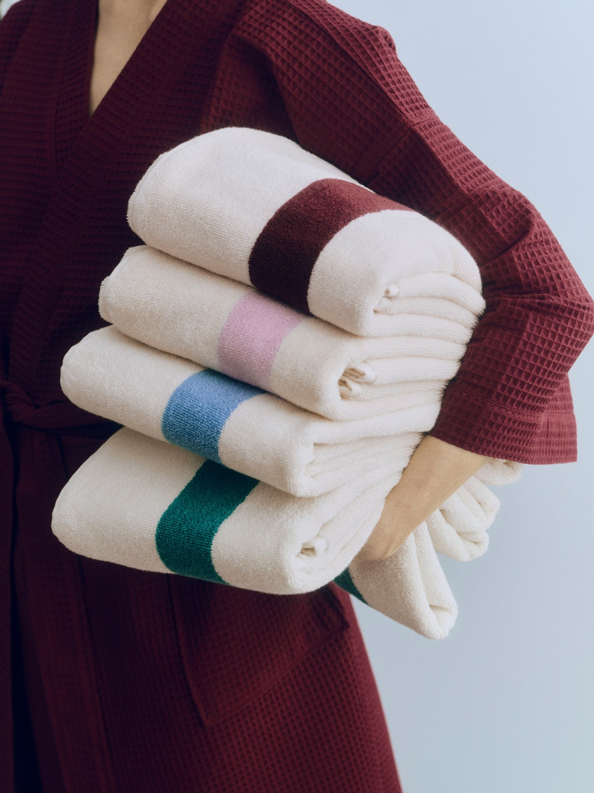 Prosop de baie Stripe - Cool Pink