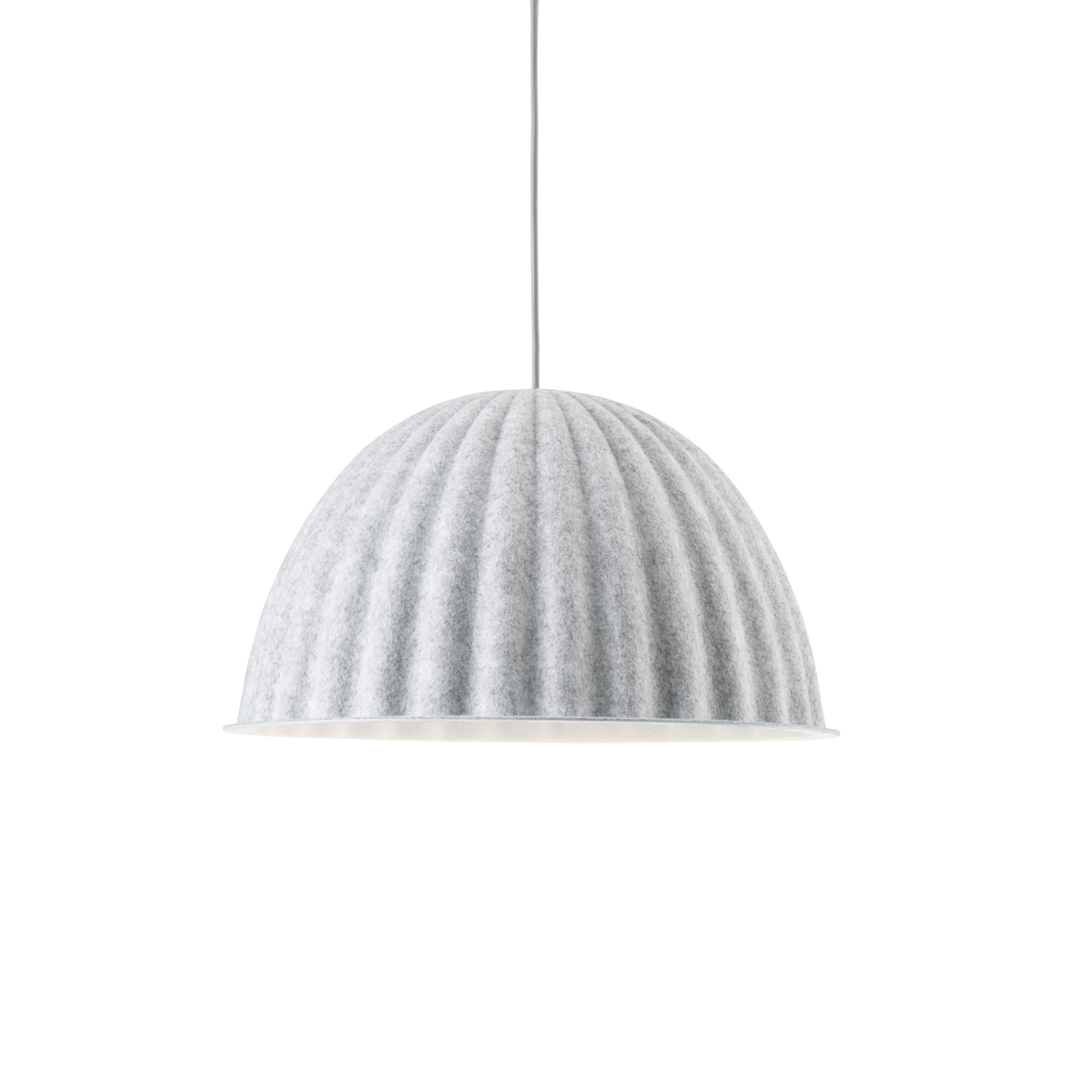 Corp de iluminat suspendat Under the Bell - Ø55 - White Melange