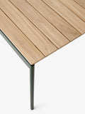 Masa Ville Outdoor AV26 - Bronze Green, Teak Frame