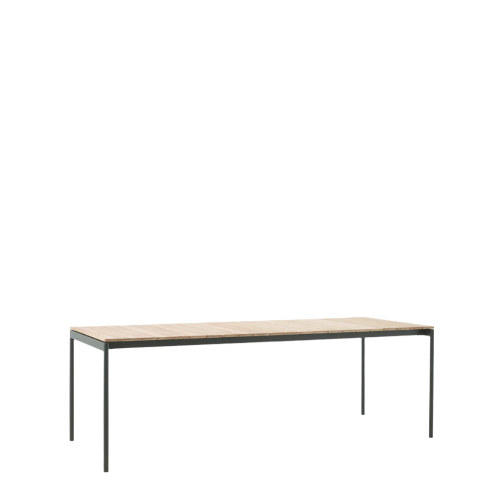 Masa Ville Outdoor AV26 - Bronze Green, Teak Frame