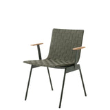 Scaun Ville cu brate AV34 - Bronze Green