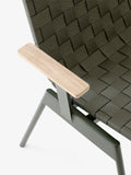 Scaun Ville cu brate AV34 - Bronze Green