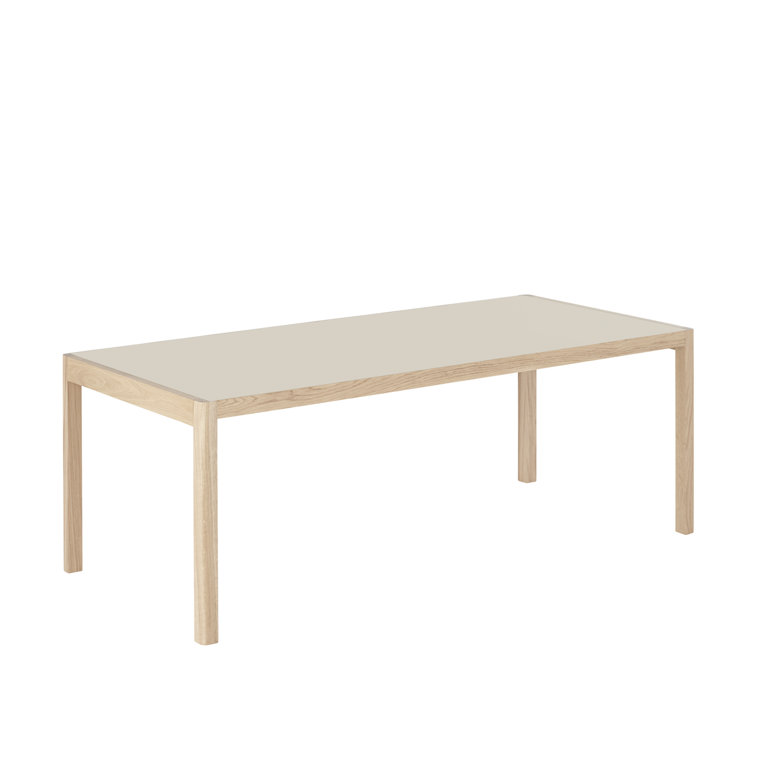 Masa Workshop - Warm Grey Linoleum/Oak