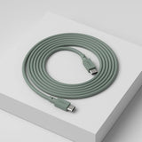 Cable 1 USB-C to USB-C - Oak Green