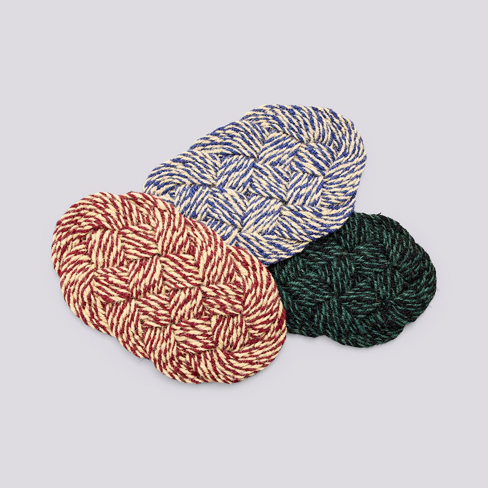 Coco Door Mat-Swirl-Bordeaux and off-white
