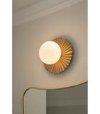 Aplica / Plafoniera Liila Muuse Small IP44, nordic gold / opal
