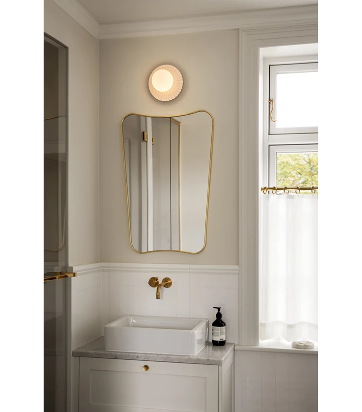 Aplica / Plafoniera Liila Muuse Small IP44, alb / opal