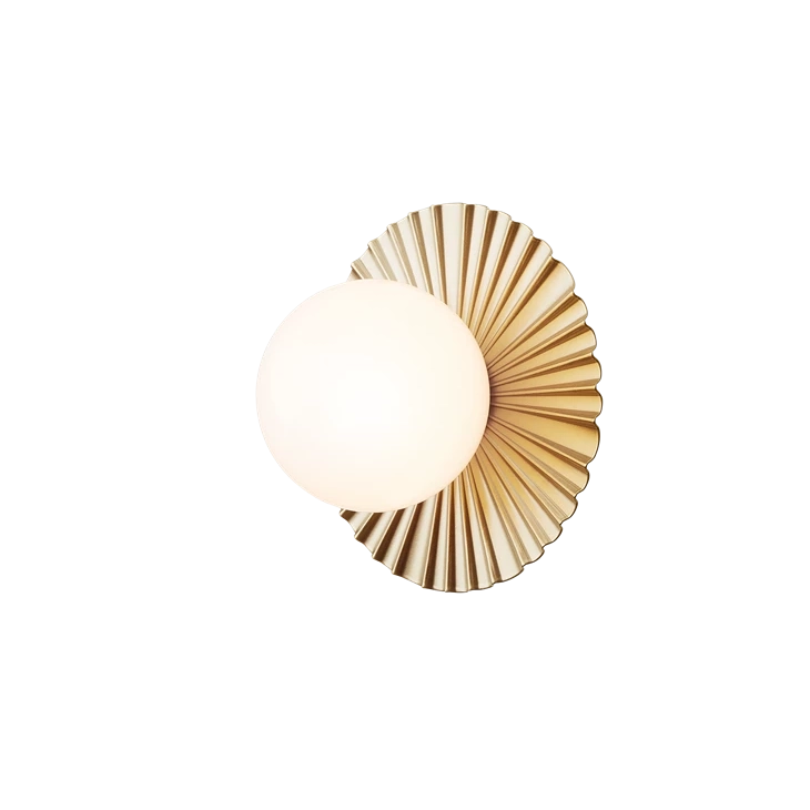 Aplica / Plafoniera Liila Muuse Small IP44, nordic gold / opal