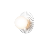 Aplica / Plafoniera Liila Muuse Small IP44, alb / opal