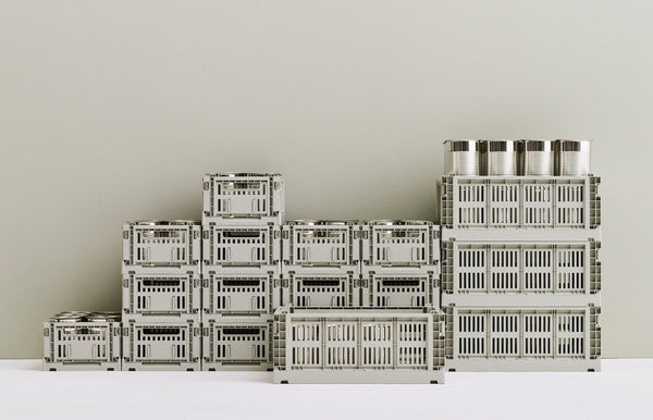 Colour Crate L Grey