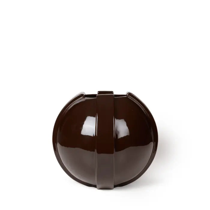 Vinci Vase 01 Dark Brown