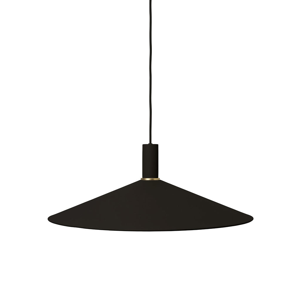 Corp de iluminat suspendat Angle Shade Low Socket - negru