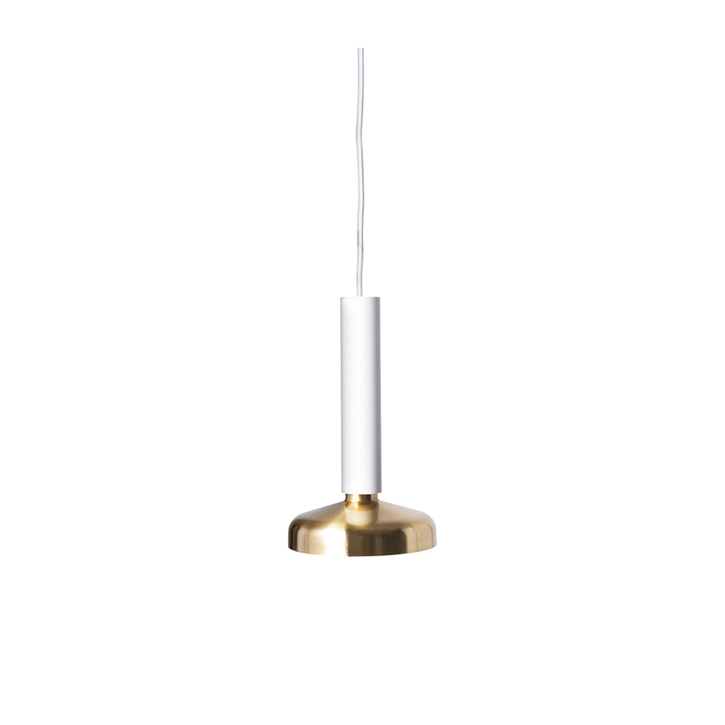Corp de iluminat suspendat Blend - Alb/Alamă (LED)