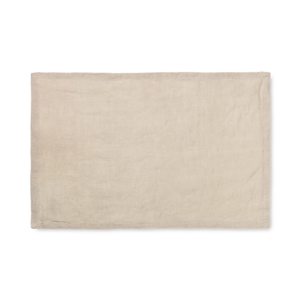 Set de 2 suporturi de farfurii Linen - Natural