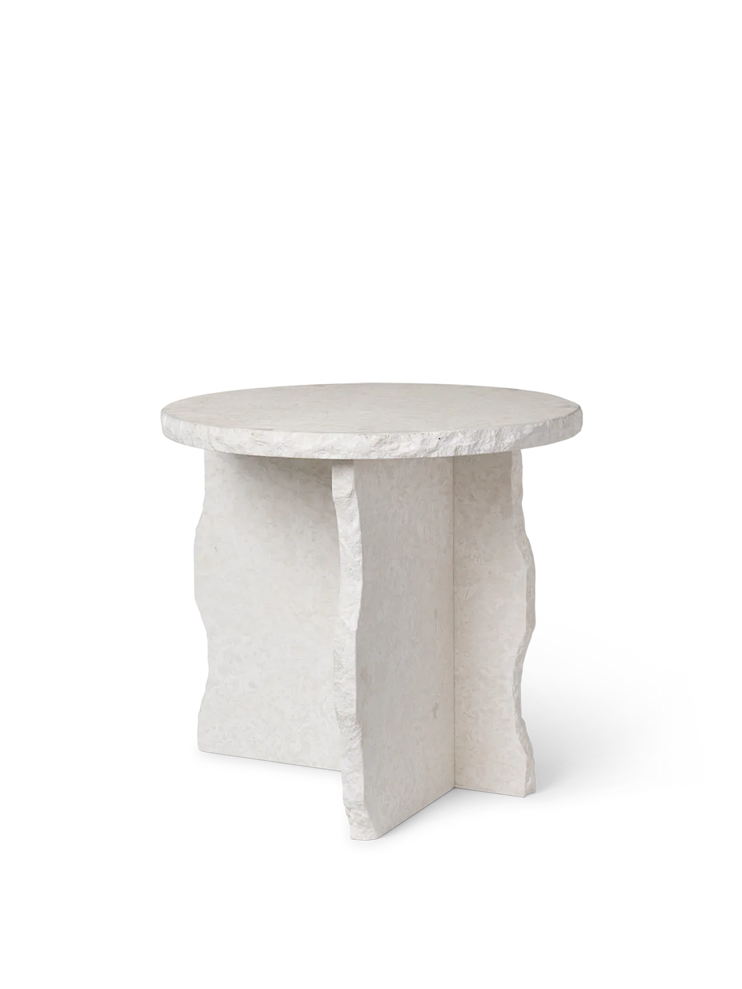 Mineral Sculptural Table - Bianco Curia