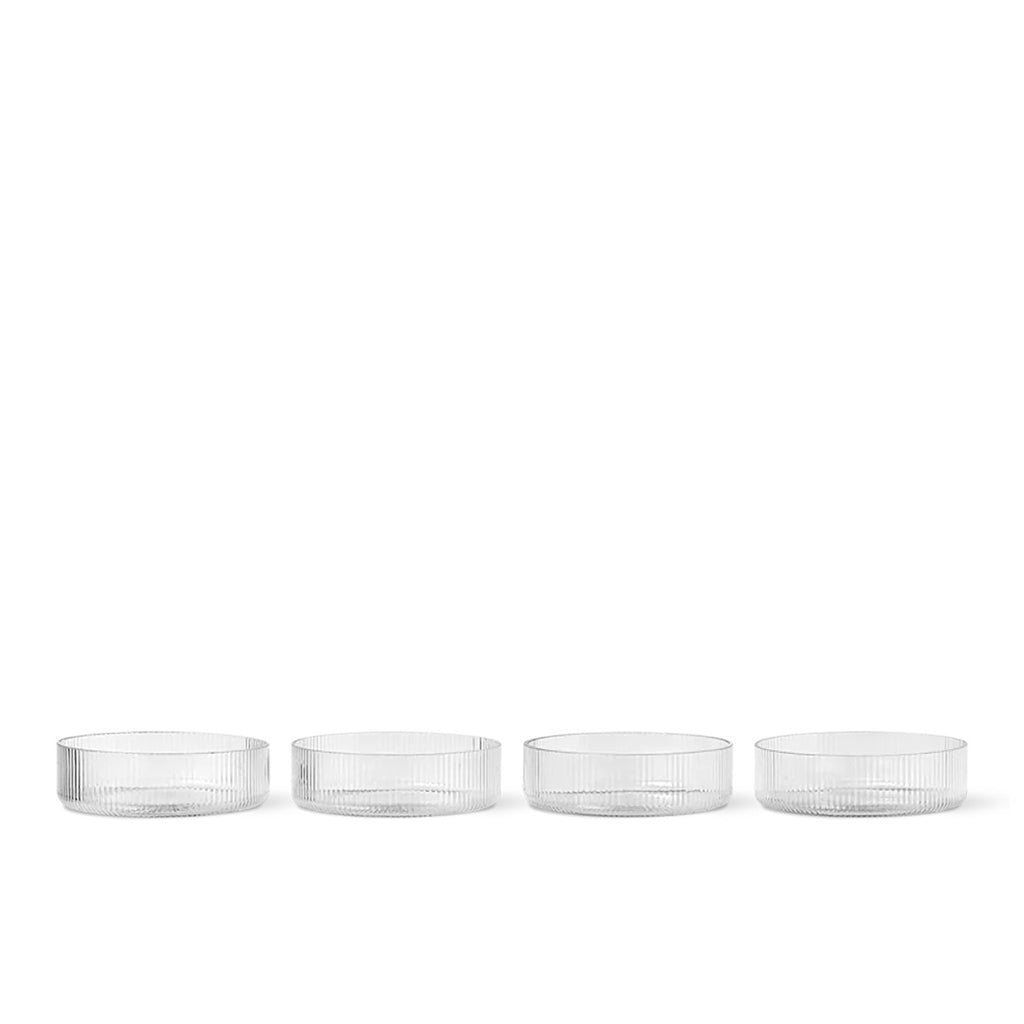 Bol Ripple - Set de 4 - Transparent