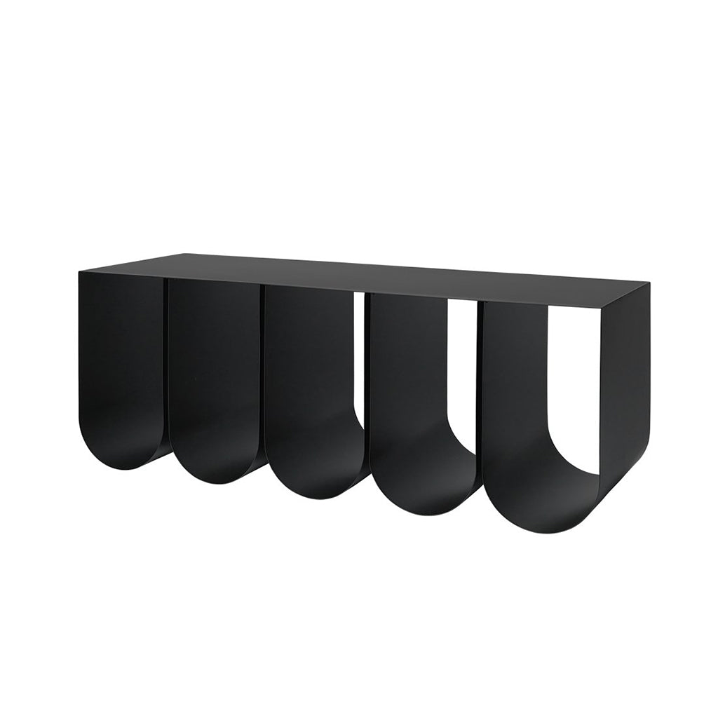 Banchetă Curved | Negru