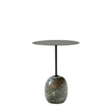 Măsuță Lato LN8 Rotunda - Deep Green & Verde Alpi Marble