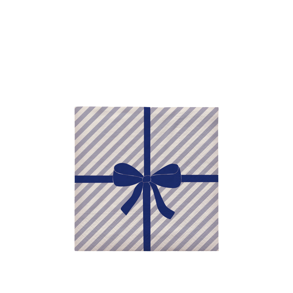 Șervețele de masă Fiogo Paper - Pigeon Blue / Off White
