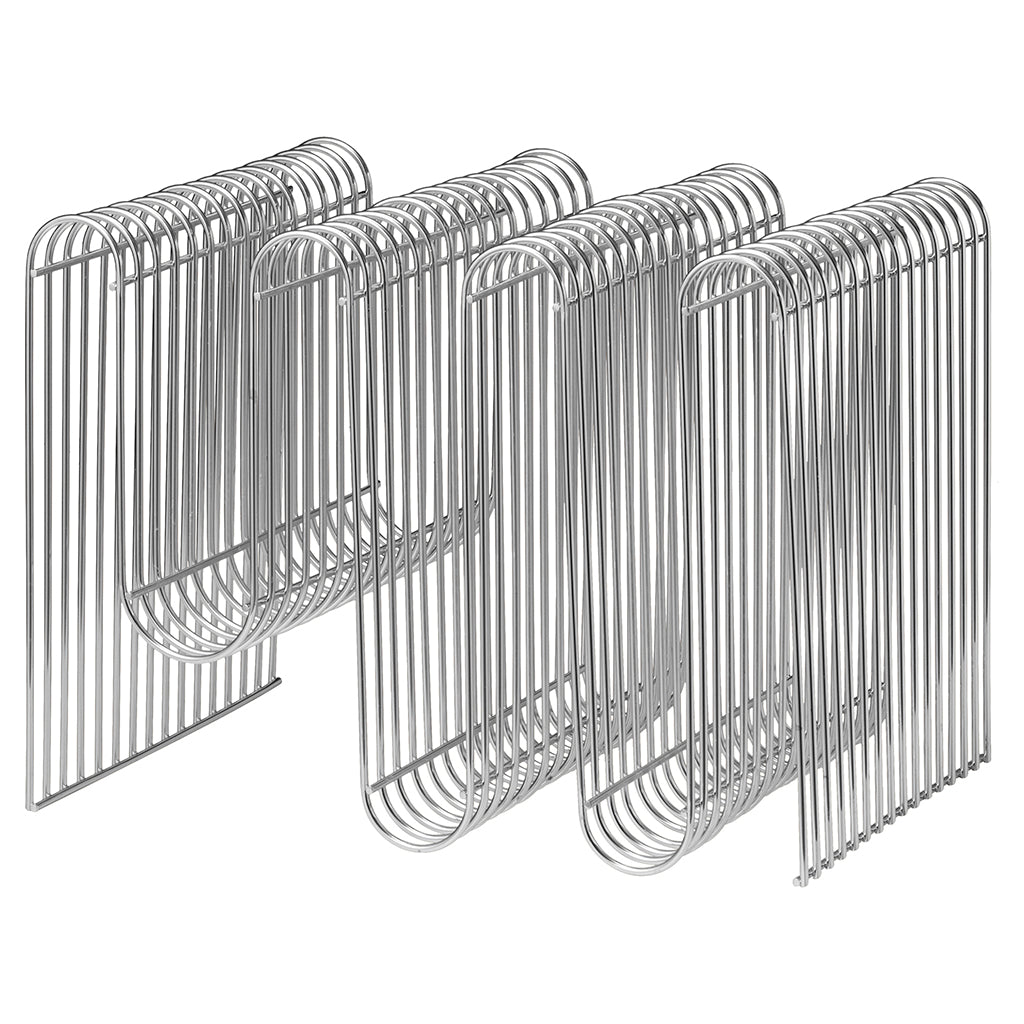 Suport de reviste Curva - Silver