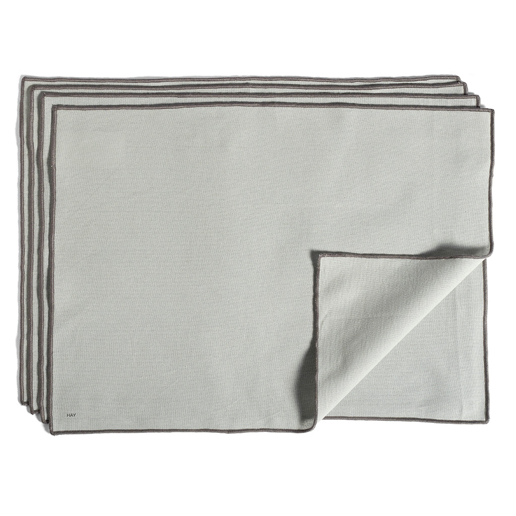Suport de farfurii Contour Set de 4 - Gri