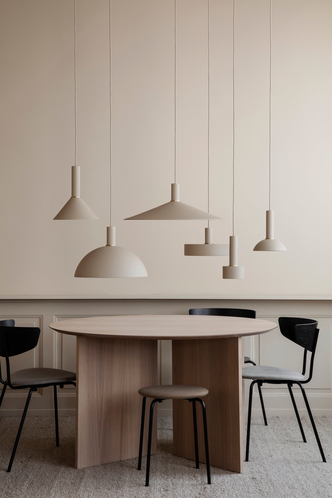 Corp de iluminat Disc Shade Low Socket - cașmir