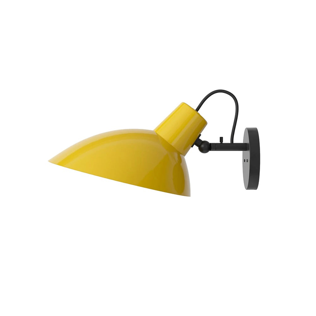 Aplică VV Cinquanta - Structură neagră, reflector galben