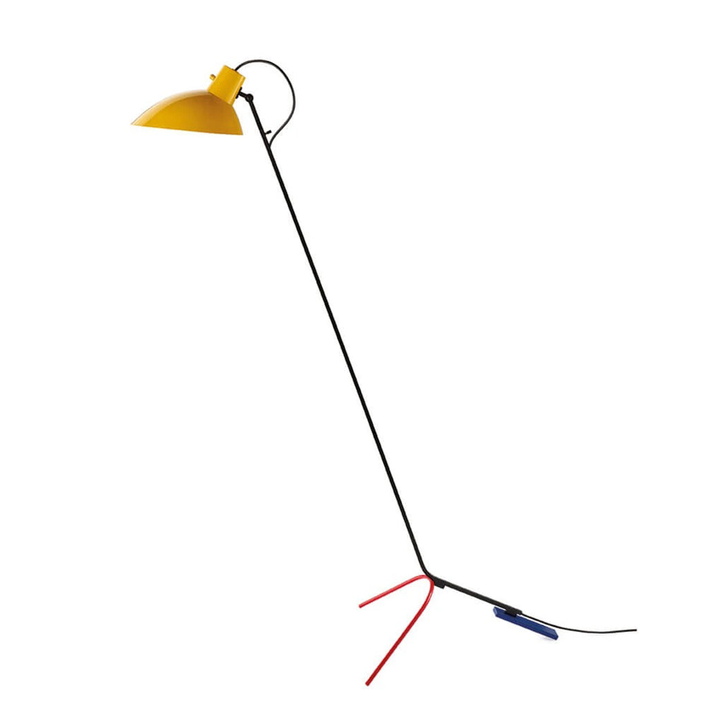 Lampadar VV Cinquanta - Structură Mondrian, reflector galben