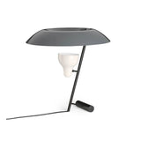 Lampă Model 548 - Alamă oxidată cu difuzor gri