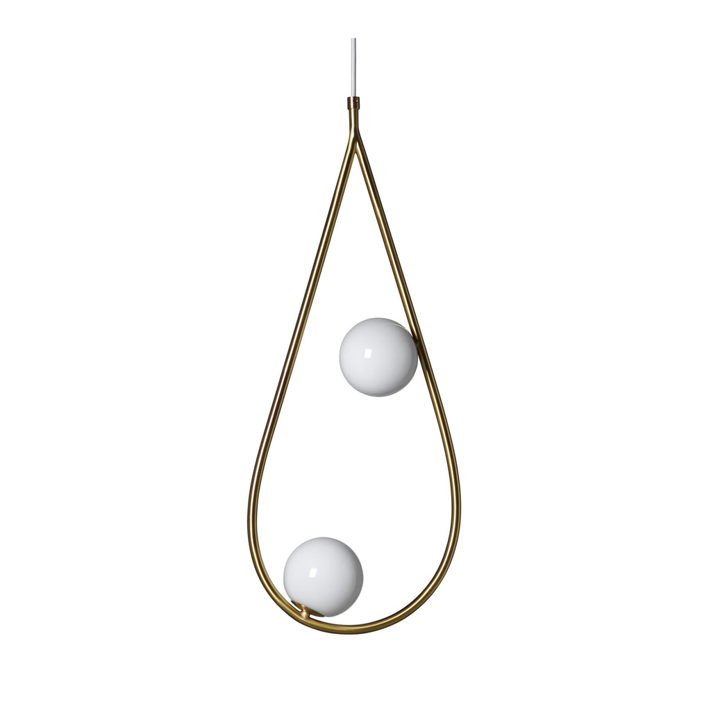 Corp de iluminat suspendat Pearls 65 - alamă