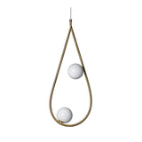 Corp de iluminat suspendat Pearls 65 - alamă