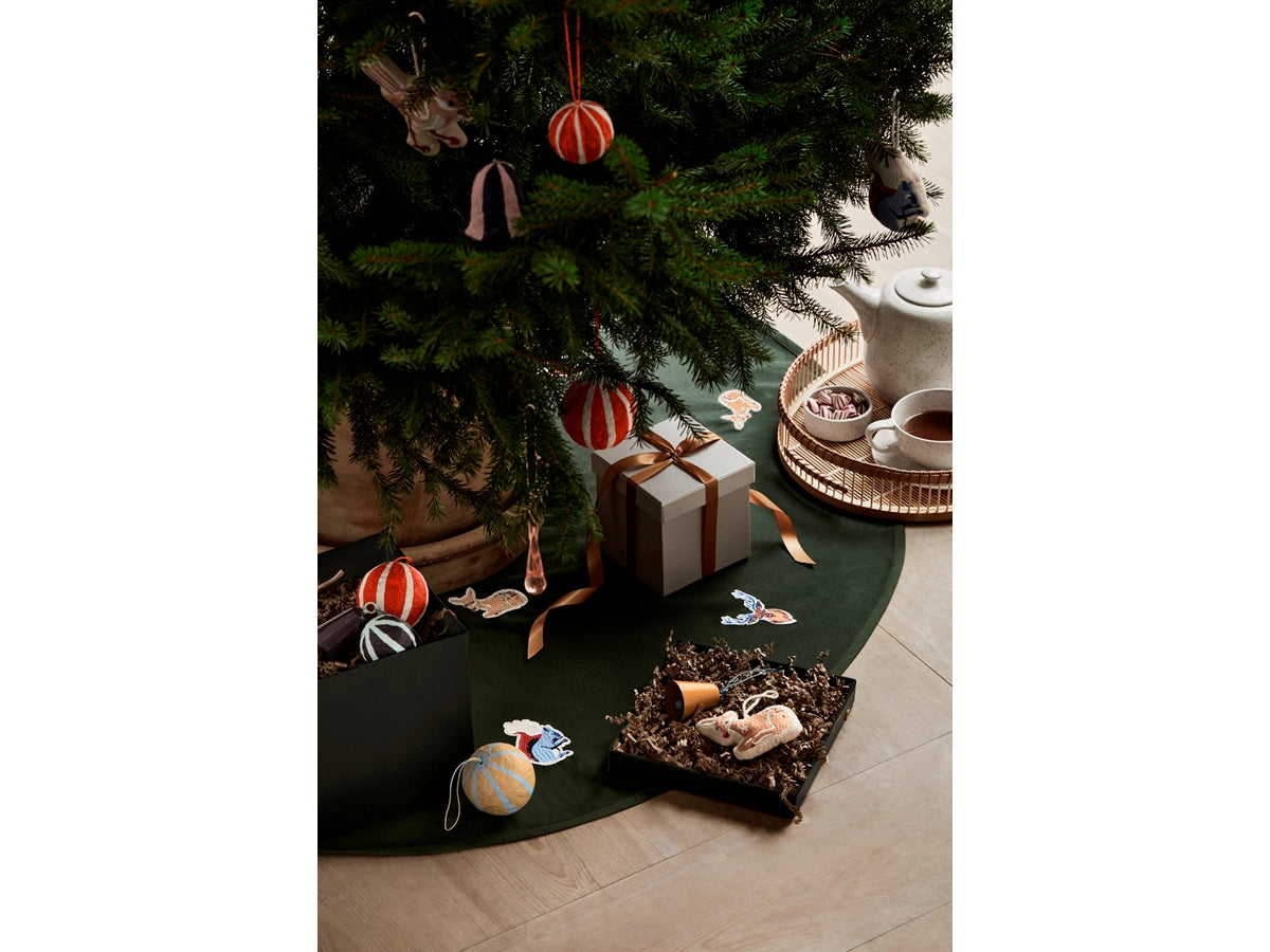 Ornament Deko Sphere L Cotton - Pigeon Blue