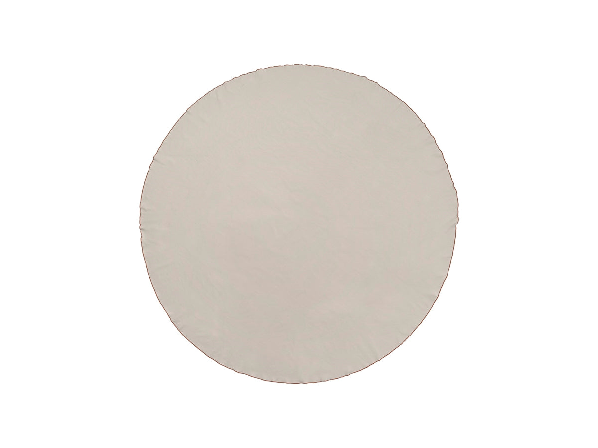 Wilhelmina Tablecloth Ø200 cm - Light Warm Grey