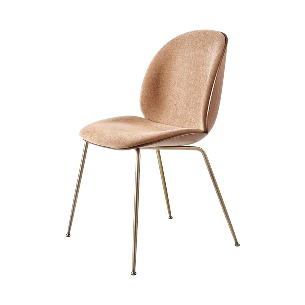 Scaun De Dining Beetle - 3D Veneer - Șezut și Spătar Tapițat