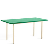 Masă de dining Two-Colour Dreptunghiulară - Ivoire, verde mentă