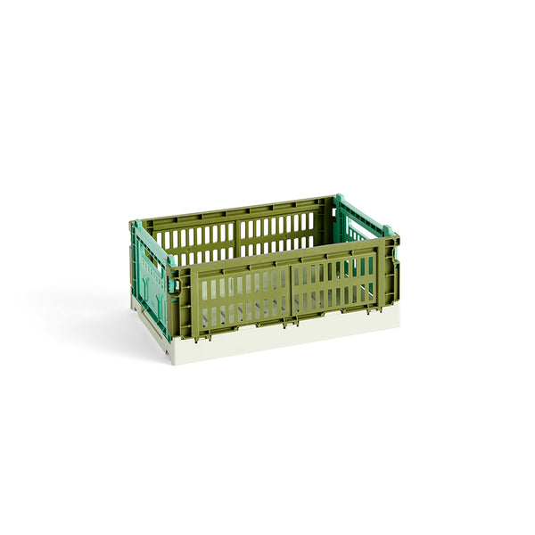 Lădiță Colour Crate Mix S Olive, Dark Mint