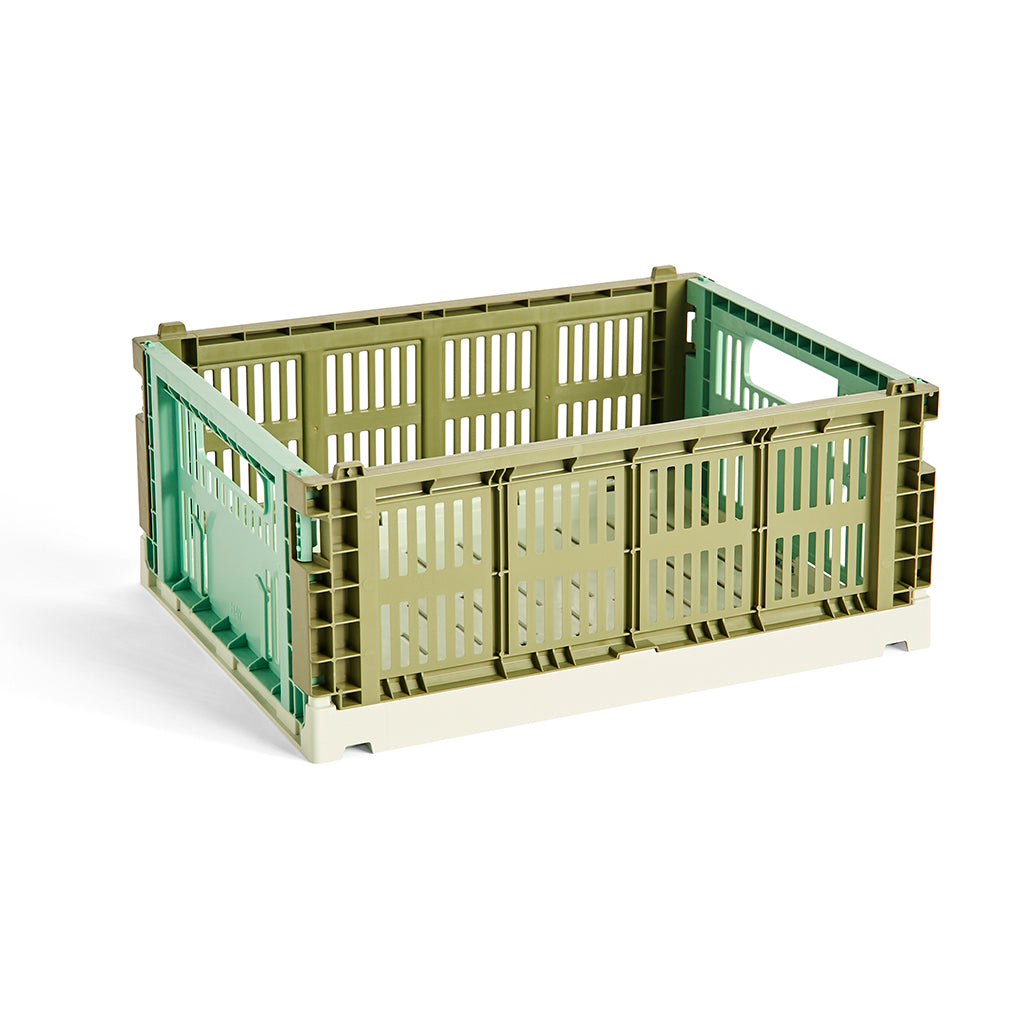 Lădiță Colour Crate Mix M Olive, Dark Mint