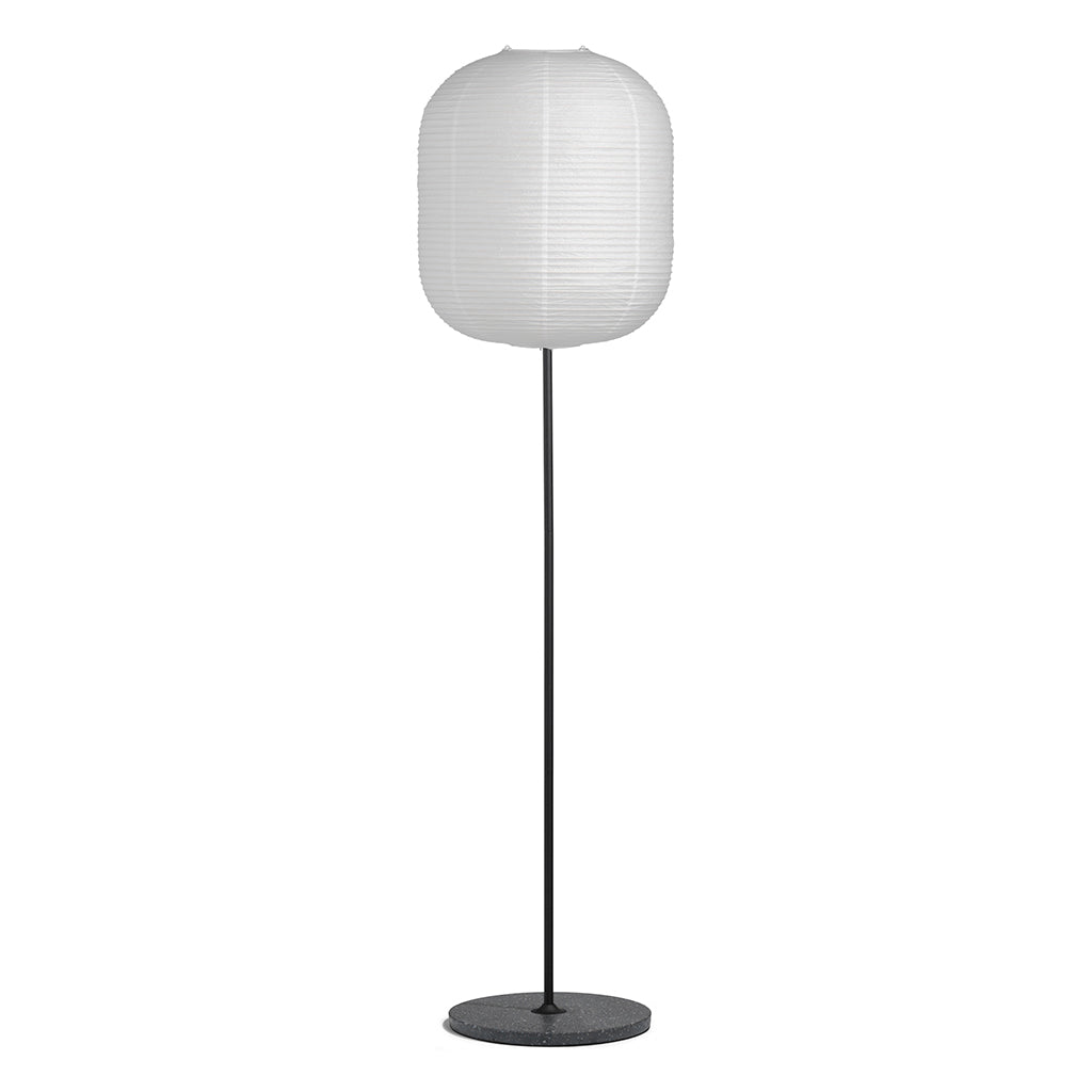 Common Paper Shade Oblong, Soft black Terrazzo floor base