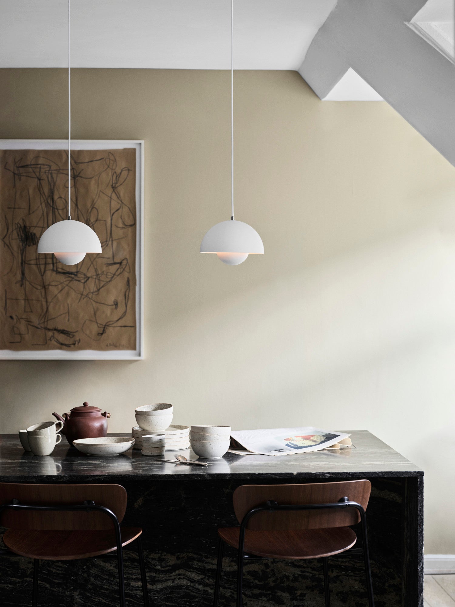 Flowerpot Pendant Small VP1 - Matt White