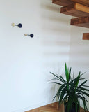 Afteroom Coat Hanger, Small - Black / Brass