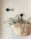 Afteroom Coat Hanger, Small - Black / Brass