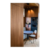 Scaun de dining Afteroom Plus cu spătar tapițat - Tapițerie textilă - Categoria 1