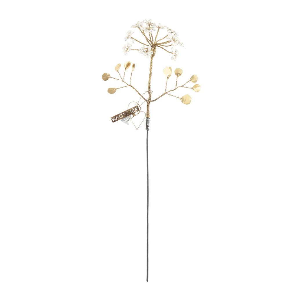 Bead Flower - White