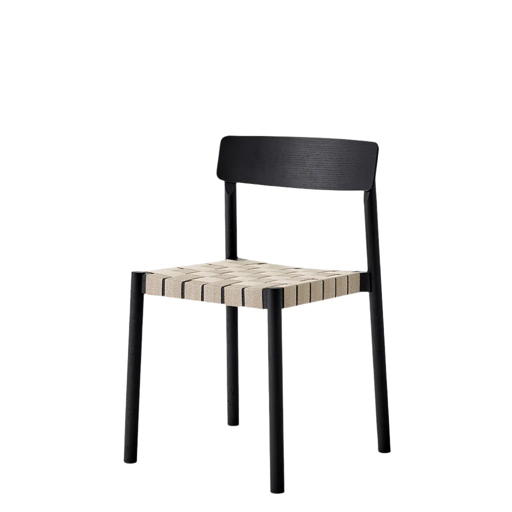 Scaun stivuibil Betty TK1 - Negru, in natural