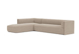 Canapea Bolster Corner - Longchair Stânga