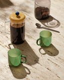 Cană Borosilicate Set de 2 - Jade Green