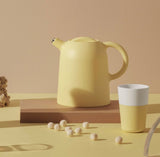 Pahar Café Latte - Galben (2 buc)